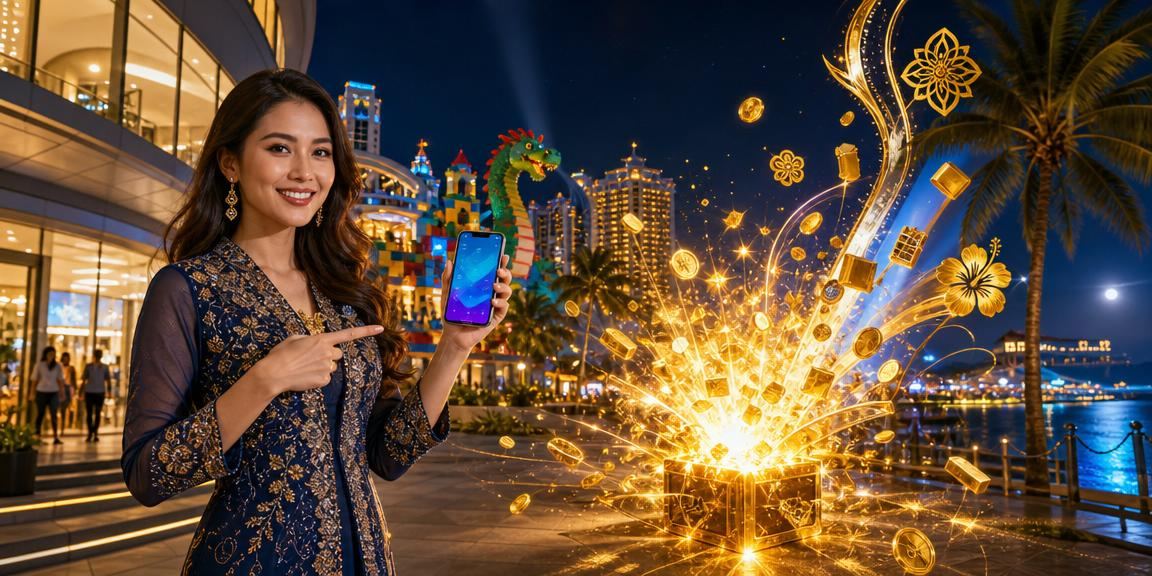 Pengguna Malaysia menggunakan aplikasi kasino ex2 dari telefon untuk semak bonus selamat datang